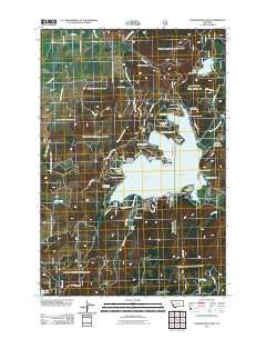 Georgetown Lake Montana Historical topographic map, 1:24000 scale, 7.5 X 7.5 Minute, Year 2011