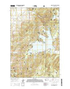 Georgetown Lake Montana Current topographic map, 1:24000 scale, 7.5 X 7.5 Minute, Year 2014