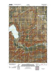 Geraldine Montana Historical topographic map, 1:24000 scale, 7.5 X 7.5 Minute, Year 2011