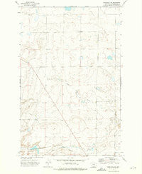 Geraldine NE Montana Historical topographic map, 1:24000 scale, 7.5 X 7.5 Minute, Year 1972