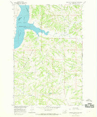 Germaine Coulee East Montana Historical topographic map, 1:24000 scale, 7.5 X 7.5 Minute, Year 1965