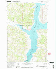 Germaine Coulee West Montana Historical topographic map, 1:24000 scale, 7.5 X 7.5 Minute, Year 1965