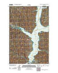 Germaine Coulee West Montana Historical topographic map, 1:24000 scale, 7.5 X 7.5 Minute, Year 2011