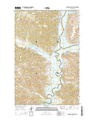 Germaine Coulee West Montana Current topographic map, 1:24000 scale, 7.5 X 7.5 Minute, Year 2014