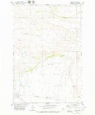 Geyser Montana Historical topographic map, 1:24000 scale, 7.5 X 7.5 Minute, Year 1979