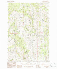 Giant Hill Montana Historical topographic map, 1:24000 scale, 7.5 X 7.5 Minute, Year 1986