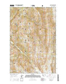 Giant Hill Montana Current topographic map, 1:24000 scale, 7.5 X 7.5 Minute, Year 2014
