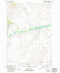 Gibbons School Montana Historical topographic map, 1:24000 scale, 7.5 X 7.5 Minute, Year 1966