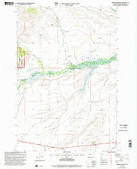 Gibbons School Montana Historical topographic map, 1:24000 scale, 7.5 X 7.5 Minute, Year 1997