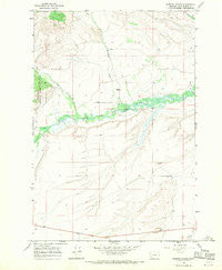 Gibbons School Montana Historical topographic map, 1:24000 scale, 7.5 X 7.5 Minute, Year 1966