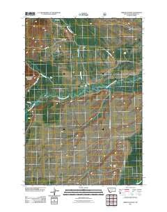 Gibbons School Montana Historical topographic map, 1:24000 scale, 7.5 X 7.5 Minute, Year 2011