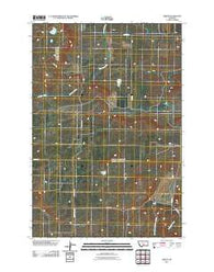 Gibson Montana Historical topographic map, 1:24000 scale, 7.5 X 7.5 Minute, Year 2011