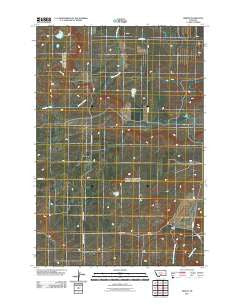 Gibson Montana Historical topographic map, 1:24000 scale, 7.5 X 7.5 Minute, Year 2011