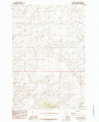 Gibson SW Montana Historical topographic map, 1:24000 scale, 7.5 X 7.5 Minute, Year 1985