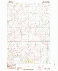 Gibson SW Montana Historical topographic map, 1:24000 scale, 7.5 X 7.5 Minute, Year 1985