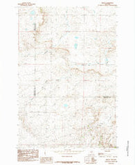 Gibson Montana Historical topographic map, 1:24000 scale, 7.5 X 7.5 Minute, Year 1985