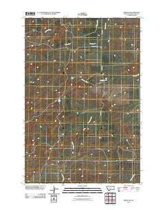 Gibson SW Montana Historical topographic map, 1:24000 scale, 7.5 X 7.5 Minute, Year 2011