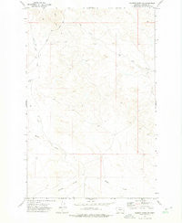 Gilbert Creek SE Montana Historical topographic map, 1:24000 scale, 7.5 X 7.5 Minute, Year 1972
