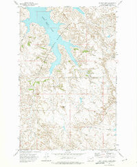 Gilbert Creek Montana Historical topographic map, 1:24000 scale, 7.5 X 7.5 Minute, Year 1972