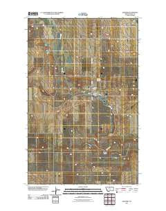 Gildford Montana Historical topographic map, 1:24000 scale, 7.5 X 7.5 Minute, Year 2011