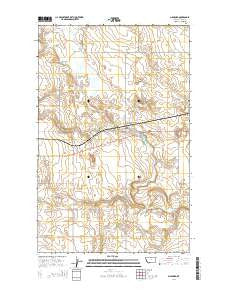 Gildford Montana Current topographic map, 1:24000 scale, 7.5 X 7.5 Minute, Year 2014