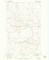Gildford Montana Historical topographic map, 1:24000 scale, 7.5 X 7.5 Minute, Year 1969