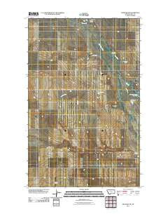 Gildford NW Montana Historical topographic map, 1:24000 scale, 7.5 X 7.5 Minute, Year 2011