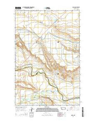 Gilman Montana Current topographic map, 1:24000 scale, 7.5 X 7.5 Minute, Year 2014