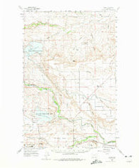 Gilman Montana Historical topographic map, 1:62500 scale, 15 X 15 Minute, Year 1960