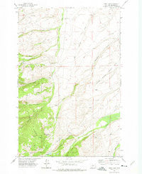 Gipsy Lake Montana Historical topographic map, 1:24000 scale, 7.5 X 7.5 Minute, Year 1971