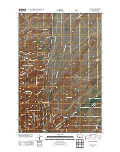Gipsy Lake Montana Historical topographic map, 1:24000 scale, 7.5 X 7.5 Minute, Year 2011