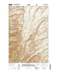 Gipsy Lake Montana Current topographic map, 1:24000 scale, 7.5 X 7.5 Minute, Year 2014