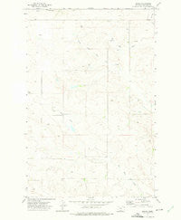 Girard Montana Historical topographic map, 1:24000 scale, 7.5 X 7.5 Minute, Year 1972