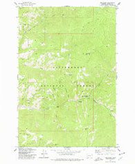 Gird Point Montana Historical topographic map, 1:24000 scale, 7.5 X 7.5 Minute, Year 1974