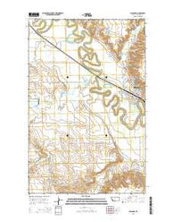 Glasgow Montana Current topographic map, 1:24000 scale, 7.5 X 7.5 Minute, Year 2014