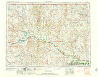 Glasgow Montana Historical topographic map, 1:250000 scale, 1 X 2 Degree, Year 1958