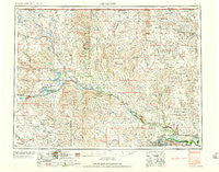 Glasgow Montana Historical topographic map, 1:250000 scale, 1 X 2 Degree, Year 1958