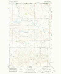 Glass Hill Montana Historical topographic map, 1:24000 scale, 7.5 X 7.5 Minute, Year 1973
