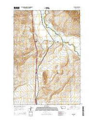 Glen Montana Current topographic map, 1:24000 scale, 7.5 X 7.5 Minute, Year 2014