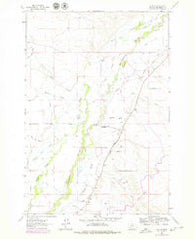 Glen SE Montana Historical topographic map, 1:24000 scale, 7.5 X 7.5 Minute, Year 1961