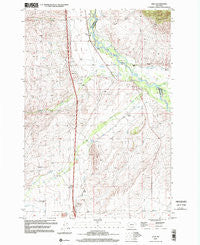 Glen Montana Historical topographic map, 1:24000 scale, 7.5 X 7.5 Minute, Year 1997