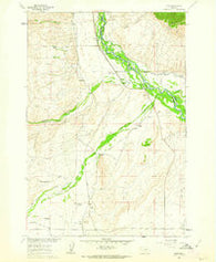 Glen Montana Historical topographic map, 1:24000 scale, 7.5 X 7.5 Minute, Year 1960