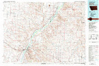 Glendive Montana Historical topographic map, 1:100000 scale, 30 X 60 Minute, Year 1981