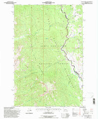 Glenn Creek Montana Historical topographic map, 1:24000 scale, 7.5 X 7.5 Minute, Year 1995