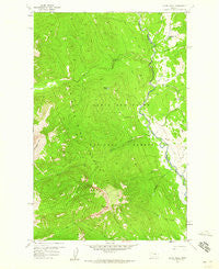 Glenn Creek Montana Historical topographic map, 1:24000 scale, 7.5 X 7.5 Minute, Year 1958