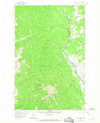 Glenn Creek Montana Historical topographic map, 1:24000 scale, 7.5 X 7.5 Minute, Year 1958