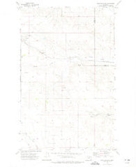 Glentana East Montana Historical topographic map, 1:24000 scale, 7.5 X 7.5 Minute, Year 1973