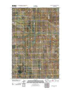 Glentana East Montana Historical topographic map, 1:24000 scale, 7.5 X 7.5 Minute, Year 2011