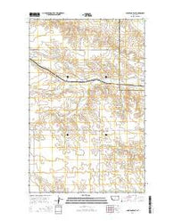 Glentana East Montana Current topographic map, 1:24000 scale, 7.5 X 7.5 Minute, Year 2014
