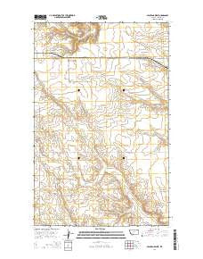 Glentana West Montana Current topographic map, 1:24000 scale, 7.5 X 7.5 Minute, Year 2014
